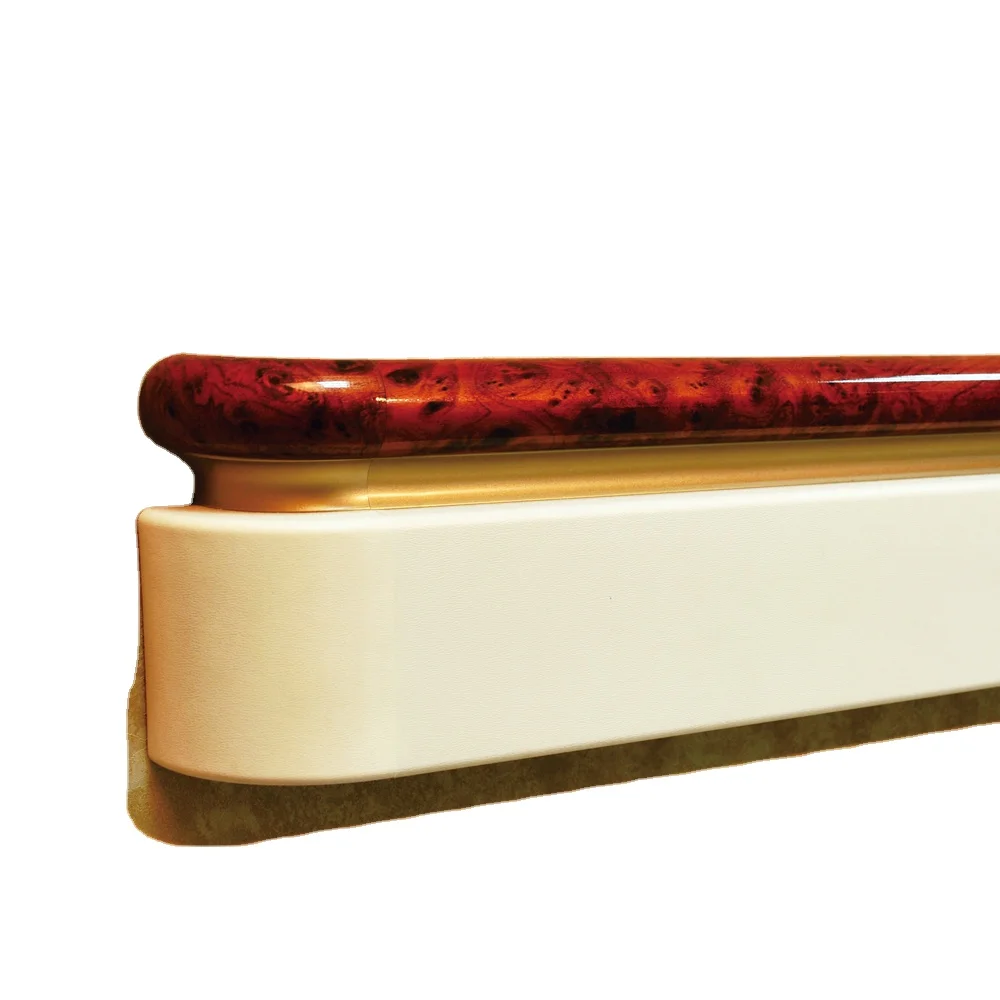 Hospital wall handrail China factory best quality Modern PVC Anti-collision Aluminum Hospital Corridor Handrail Channel Railing