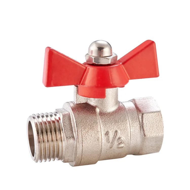 China Supplier DN20 pressure Pn16 CW617N or HPB59-1 Sample brass ball valve  for water use