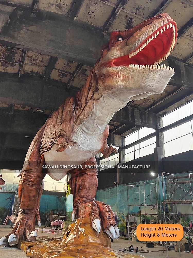 Buy 20 Meters T Rex Giant Dinosaur Animatronic Dinosaur Realistic Dinosaur on Sale