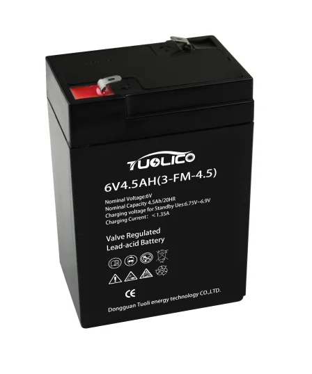 Sealed lead acid battery agm ups battery 6V4.5Ah lighting and alarm system electronic scale lead acid battery