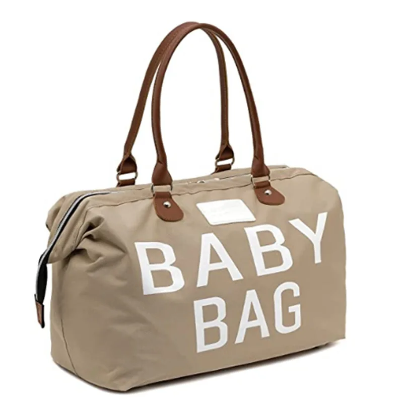 Waterproof Large-Capacity Nylon Mummy Diaper Shoulder Bag Compartment Mommy Shopping Bag