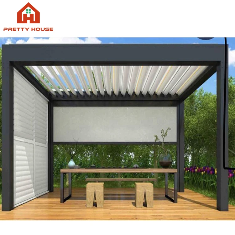 Furniture manufacturers custom outdoor waterproof aluminum pergola