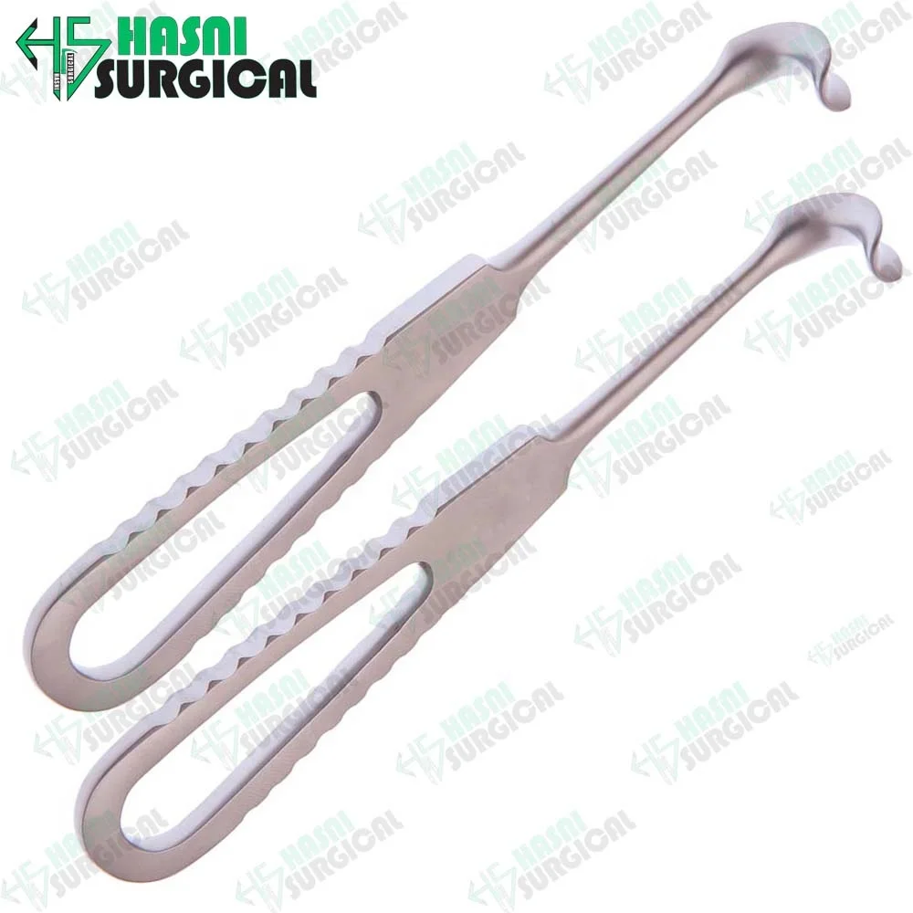 Хирургические инструменты из нержавеющей стали твердый Ретрактор Kocher Langenbeck изолированный