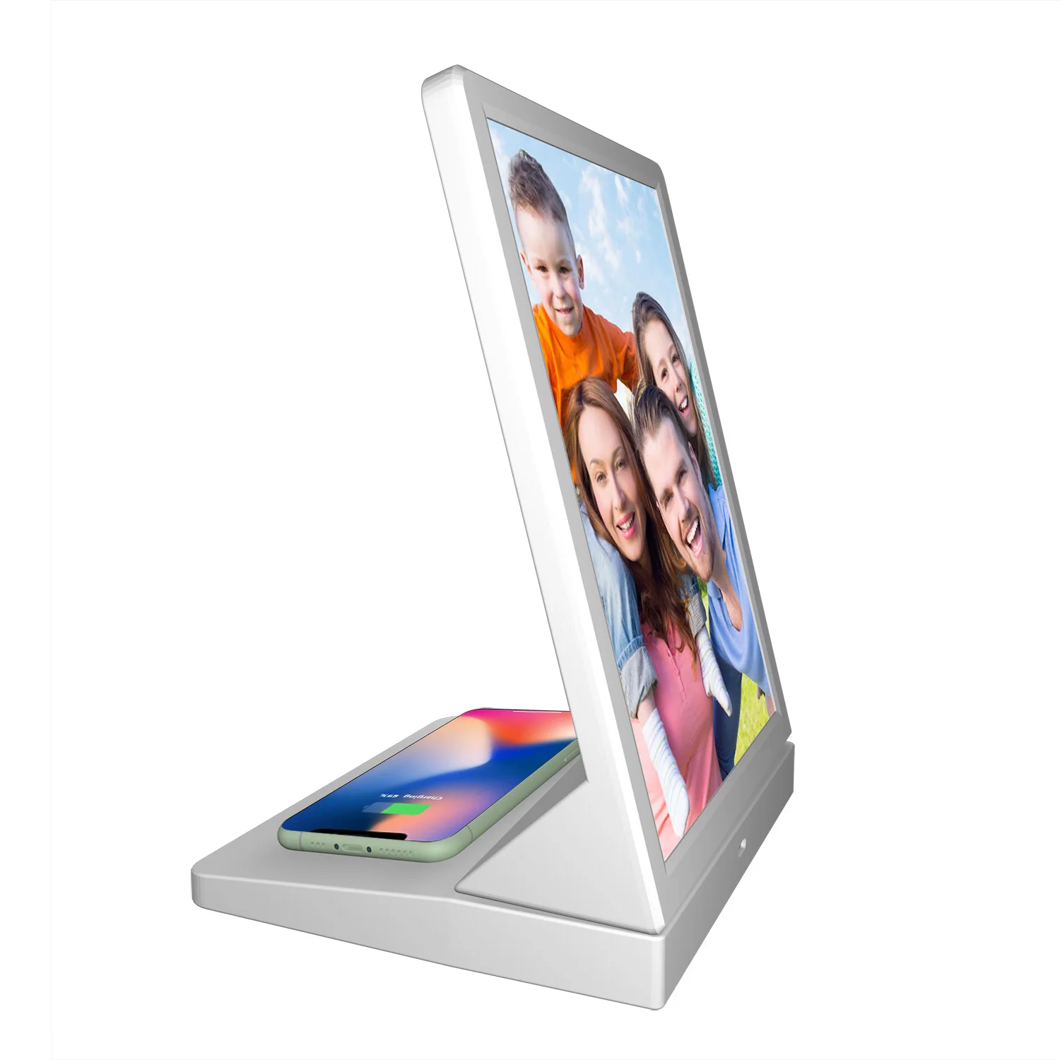 Updated Design 9.7 Inch Android Wifi kid Tablet Wireless Charger Photo Frame Digital Signage