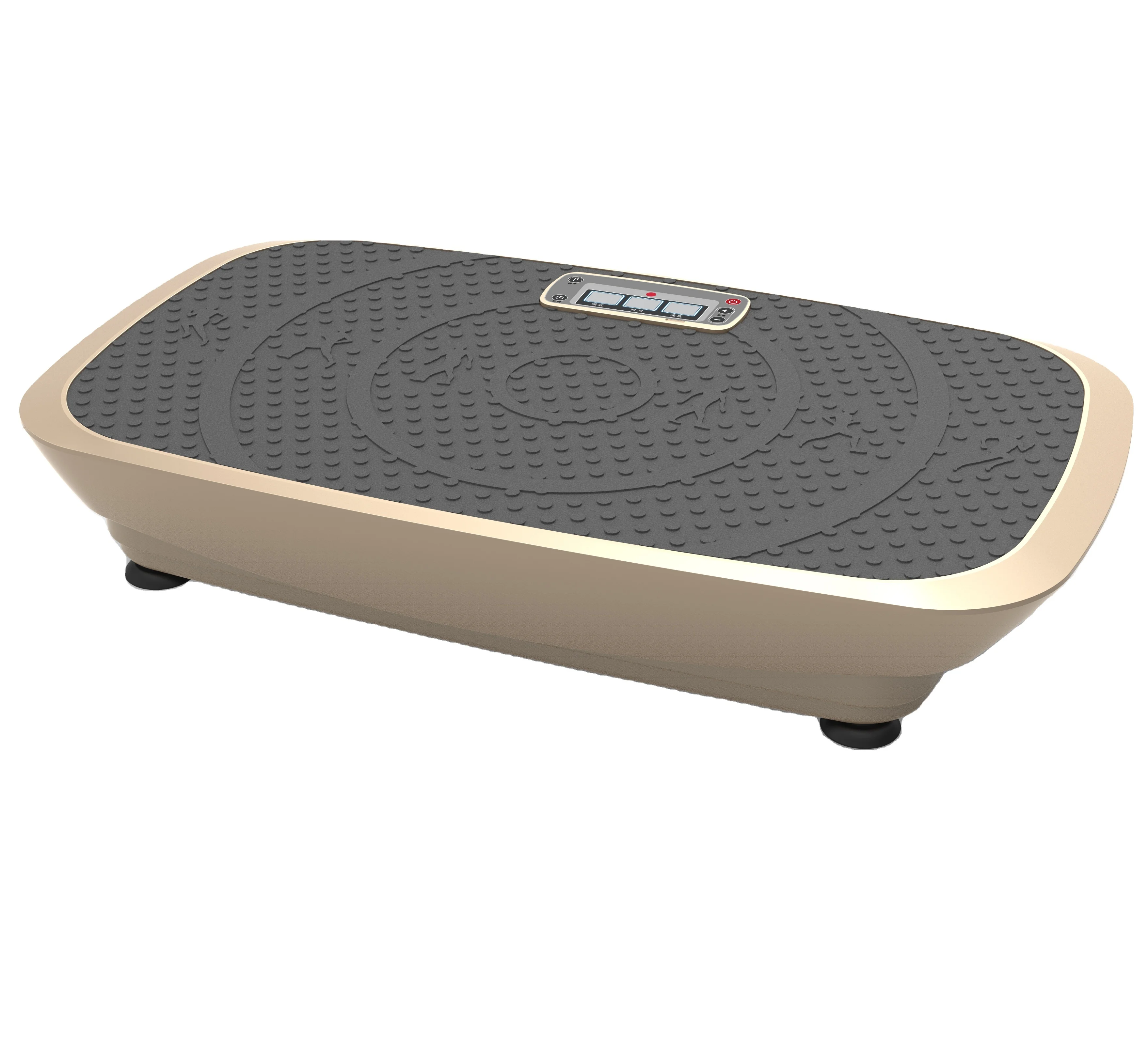 remote control 3D vibration plate two motors exercise machine and legra hand massage machine bundle with elastic ropes