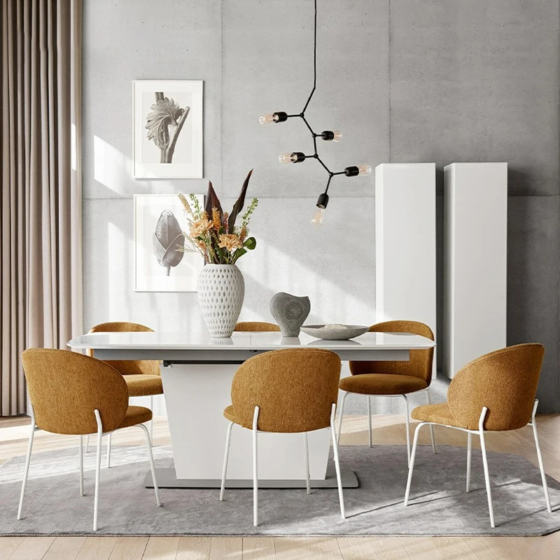 factory wholesale modern Metal legs restaurant chair velvet fabric cafe italy luxury designer Creative dining chair