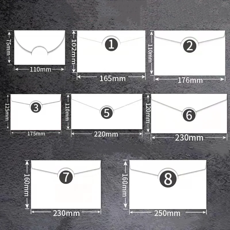 Luxury Custom Printing Logo Envelopes For Business Greeting Cards Thank You Cards Greeting Card Envelope