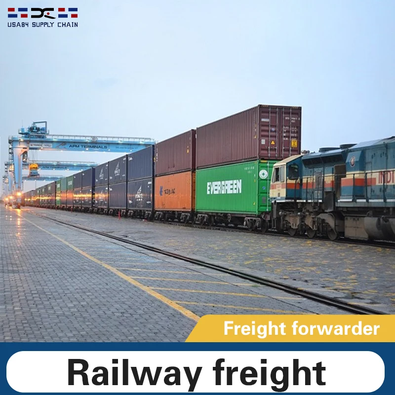 Dropshipping Freight Forwarder Amazon FBA Logistics Service Railway Shipping China To UK Europe