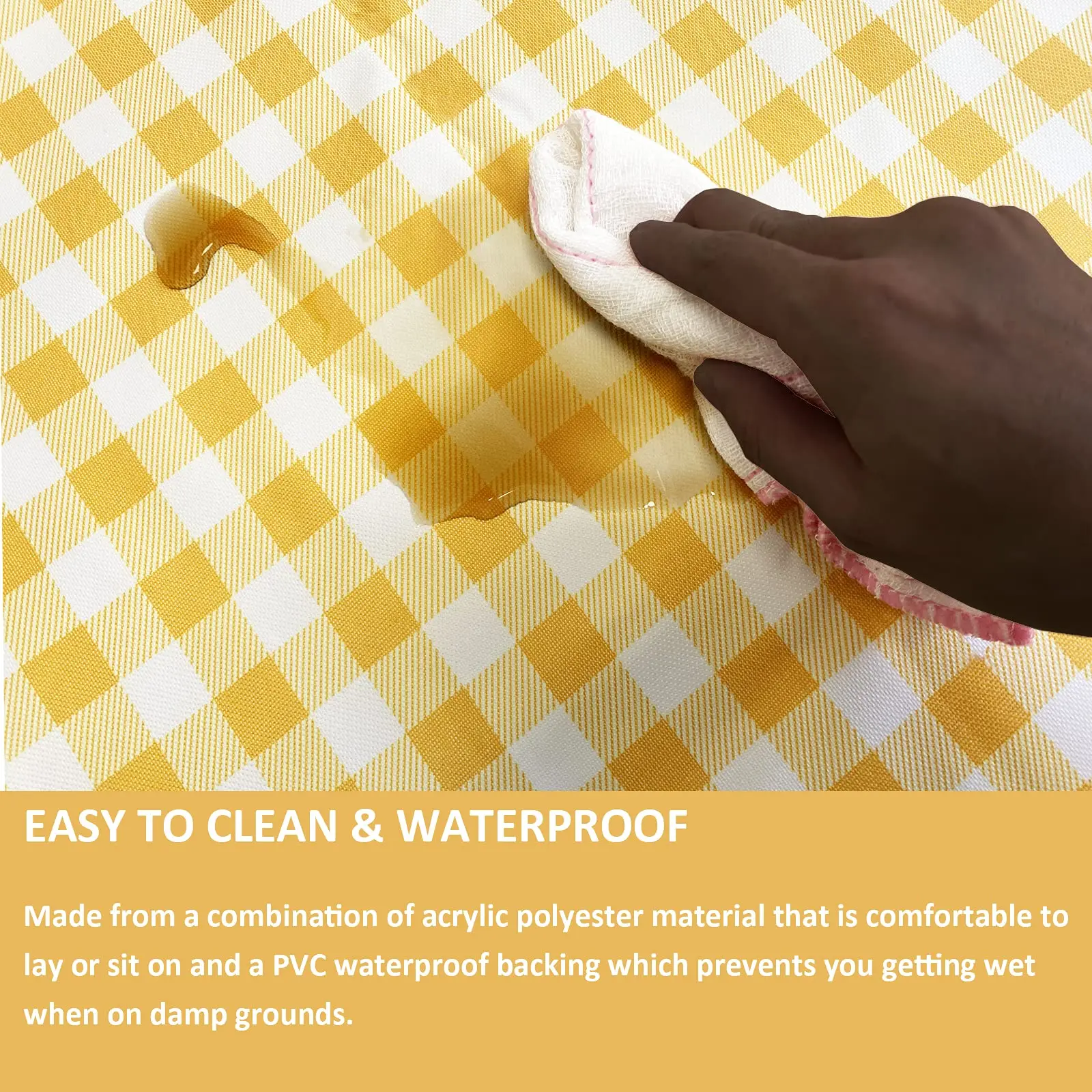 Custom Ultralight Canvas Portable Picnic Mat Foldable and Unfoldable Beach Blanket Lightweight Outdoor Fleece Picnic Blanket