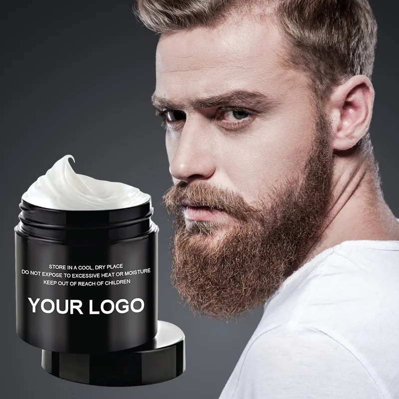 Aliexpress seller Beard care private label Smooth Styling Barbe Balm Beard Shaving Cream For Men