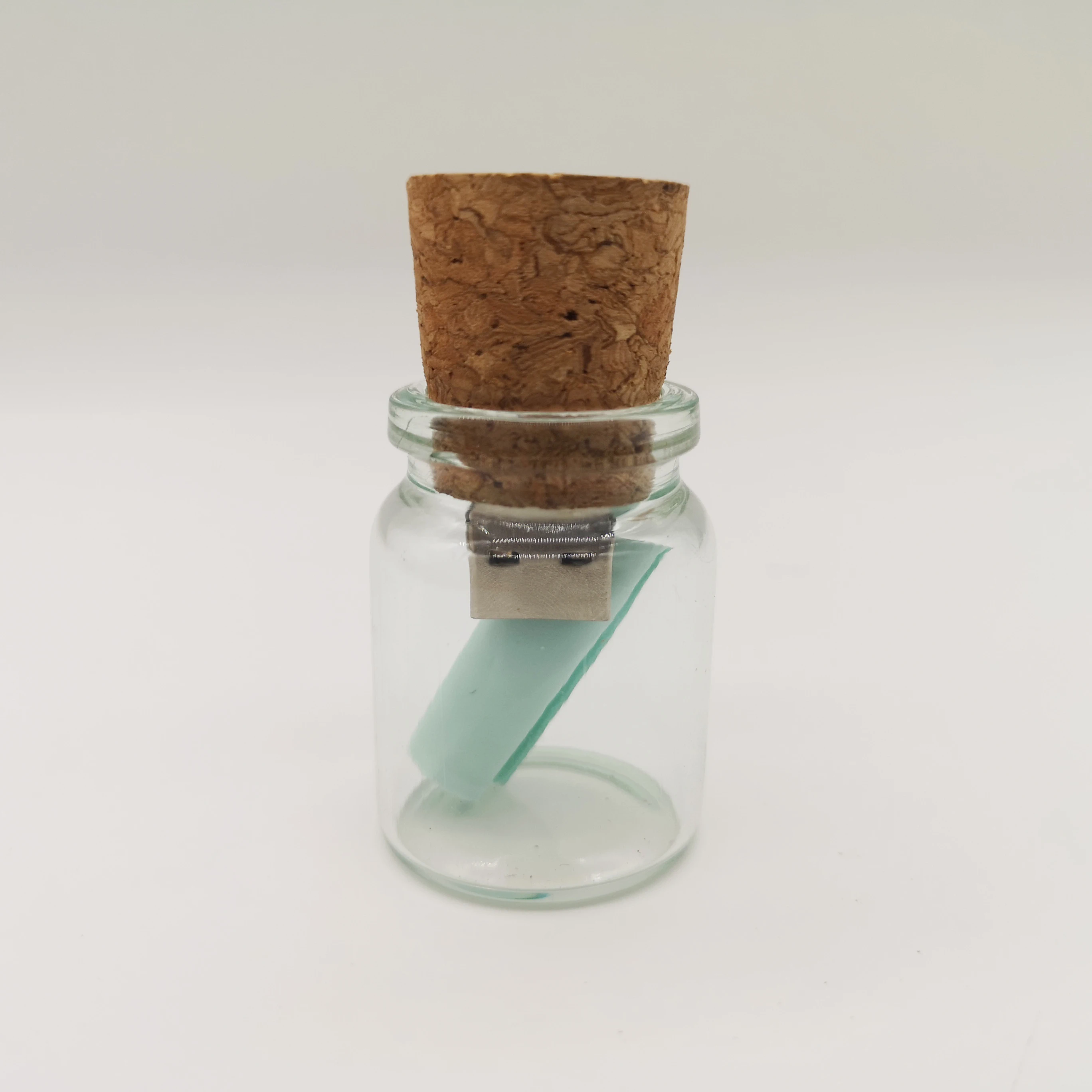 
Hot sale glass drift bottle cork pen drive 1GB 2GB 4GB USB 2.0 USB gadgets kids gifts 