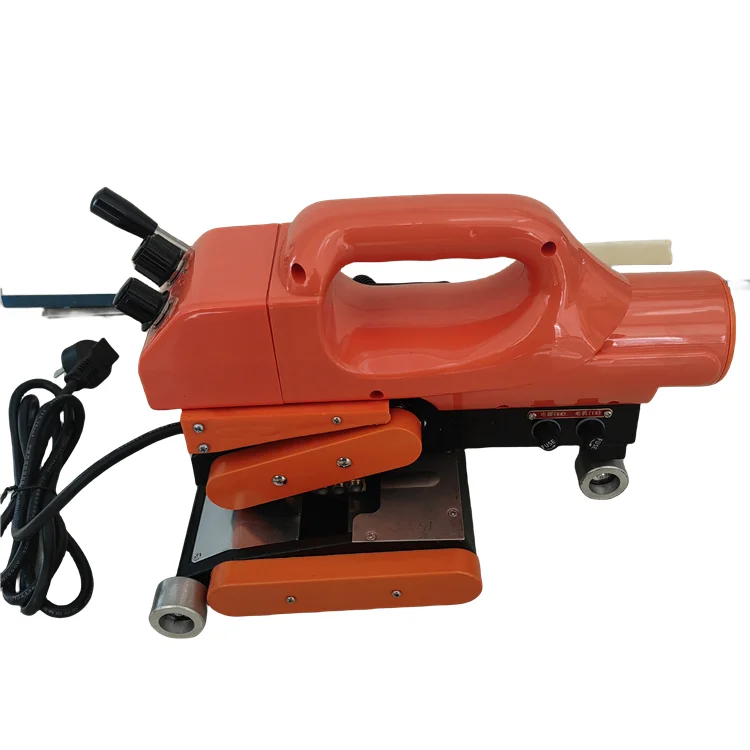Thermo Fusion HDPE Geomembrane Pond Liner Climbing Welding Machine Plastic Film Hot Wedge Gun Welder Saldatrice Per Geomembrane