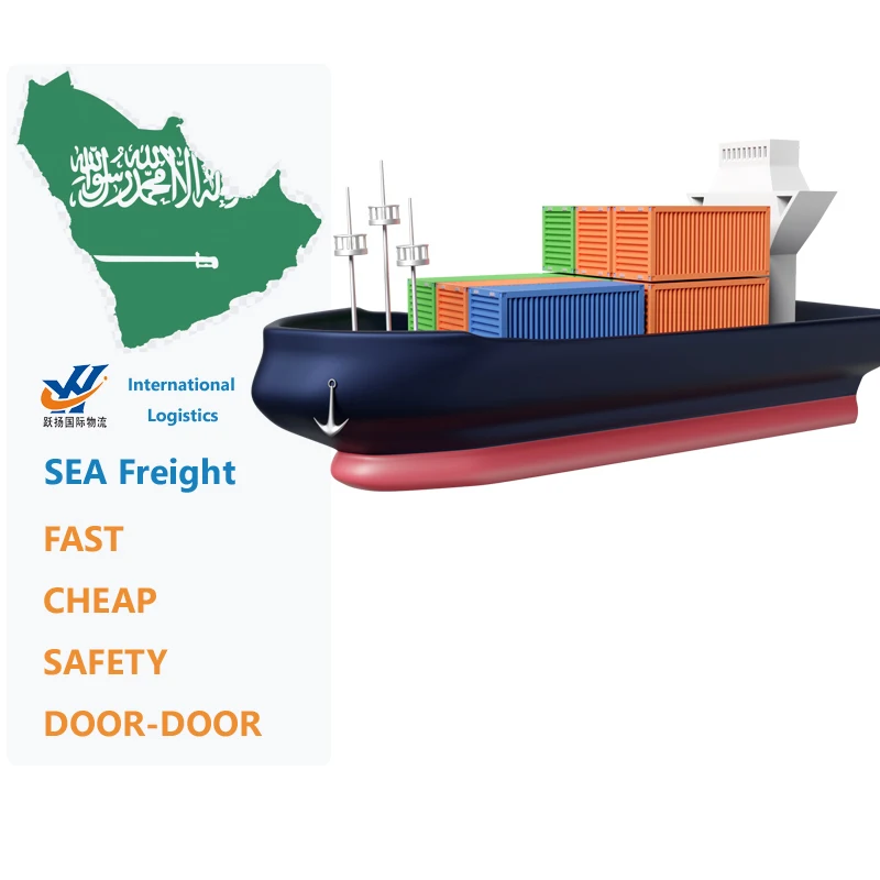 DDP LCL Bulk Sea Container to Saudi Arabia Riyadh Jeddah Warehouse Door to dooor shipping Rate China Sea Freight