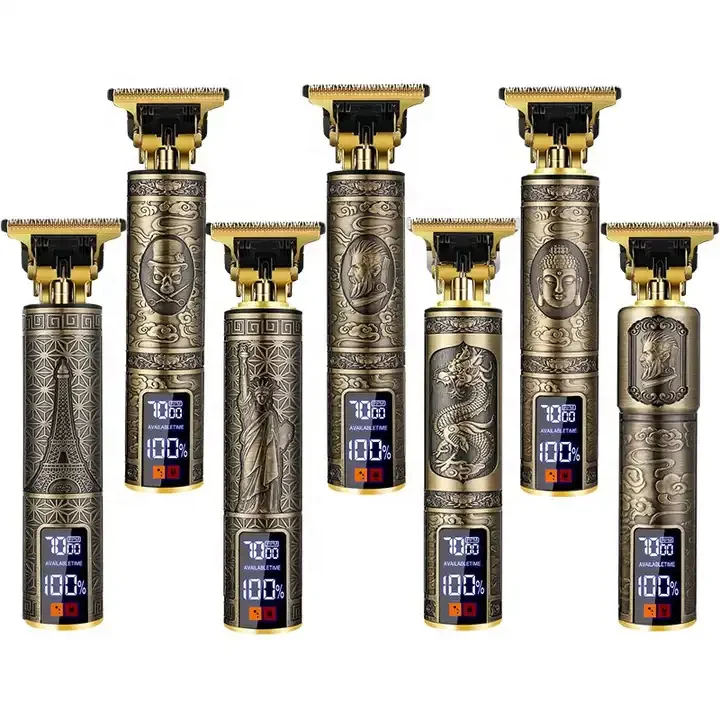 T9 Body Hair Trimmer ClipperFactory Waterproof Grooming Kit Low Noise Professional Cordless Vintage for Men