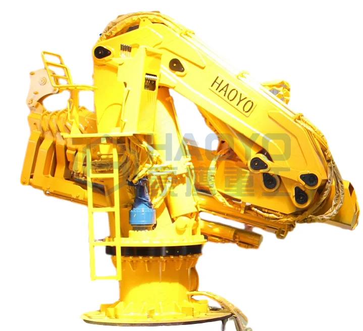
HAOYO 1T-16M Electric Hydraulic Folding Easy Operation Marine Crane for sale 