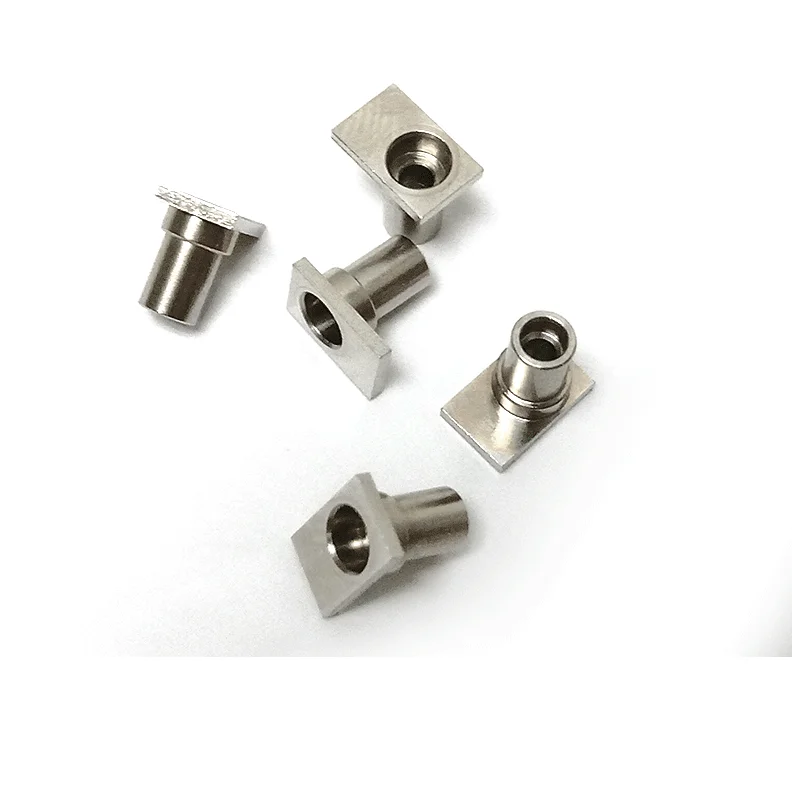 
CNC machine tool aluminum profile processing 5G fiber optic cable connector metal 