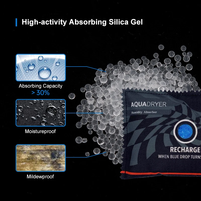 Rechargeable in microwave 1kg car dehumidifier bag dampproof bag