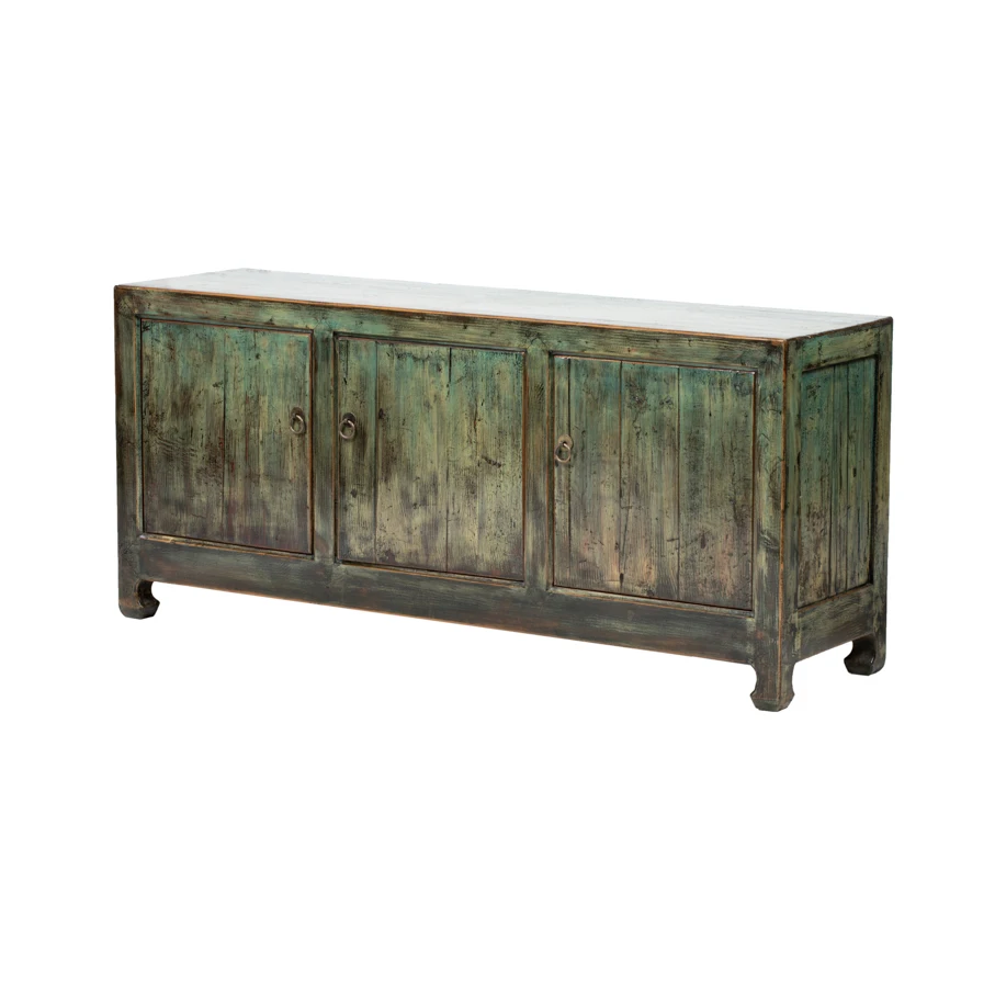 Chinese Antique Solid Wood Hand-painted TV cabinet