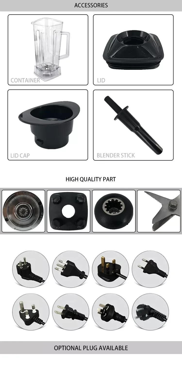 Cheap 2 in 1 Electric blender with Small Cup 2.5L EU UK 220V 3000W 4500W 2 in 1 SC-1589 Silver Crest Blender