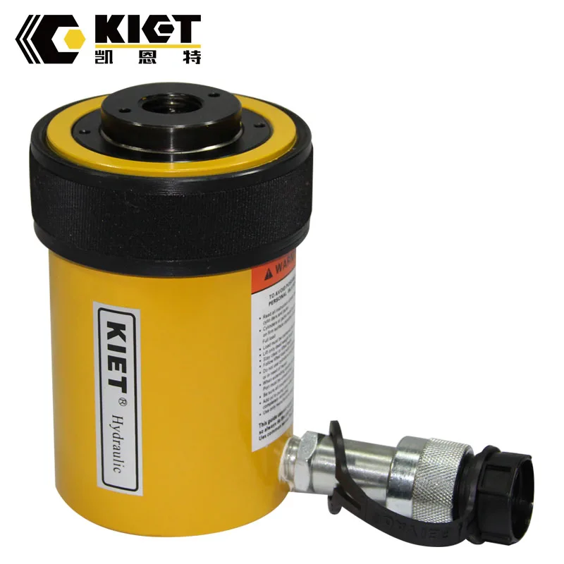 10000psi 60 ton single acting hollow plunger hydraulic cylinder