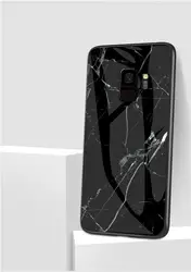 Tempered Glass Phone Case For Samsung Galaxy S8 S9 S10 Plus A20 A40 A70 A50 M10 M20 A20E J8 2018 Marble Cover Silicone TPU Case