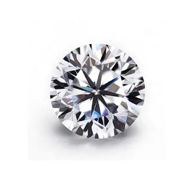 Round Brilliant Diamond Round Brilliant Cut G-H Grade 1 Carat Fake Diamond 1ct 6.5mm Moissanite