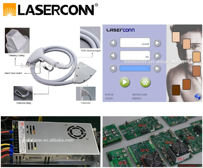3 Wave Diode Laser 808nm 755nm 1064nm Laser Diode 1064nm