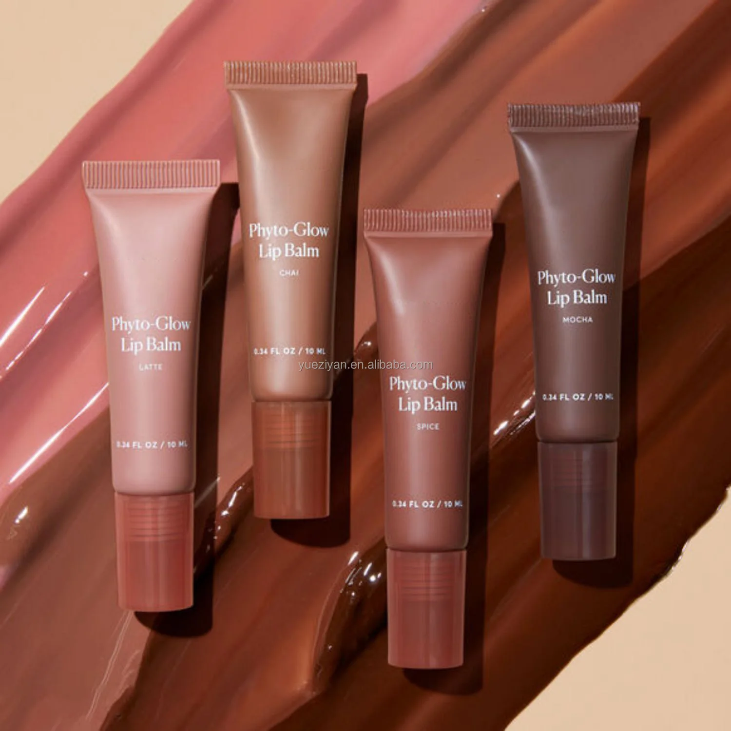 Vegan Lip Care Natural Organic Nourishing Moisturizing Butter Tinted Cafe Lip Balm Private Label