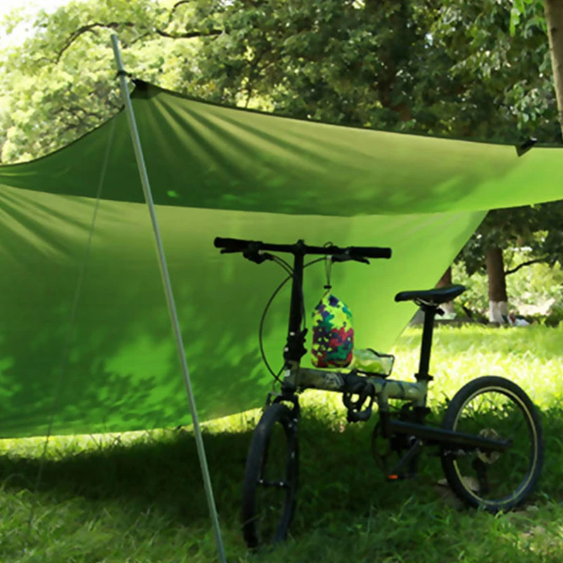 2022 50 Light Sunshade Pop up Rain Beach Tent Portable Premium Outdoor Shade Sun Shelter with Sand Fly Camping Tarp