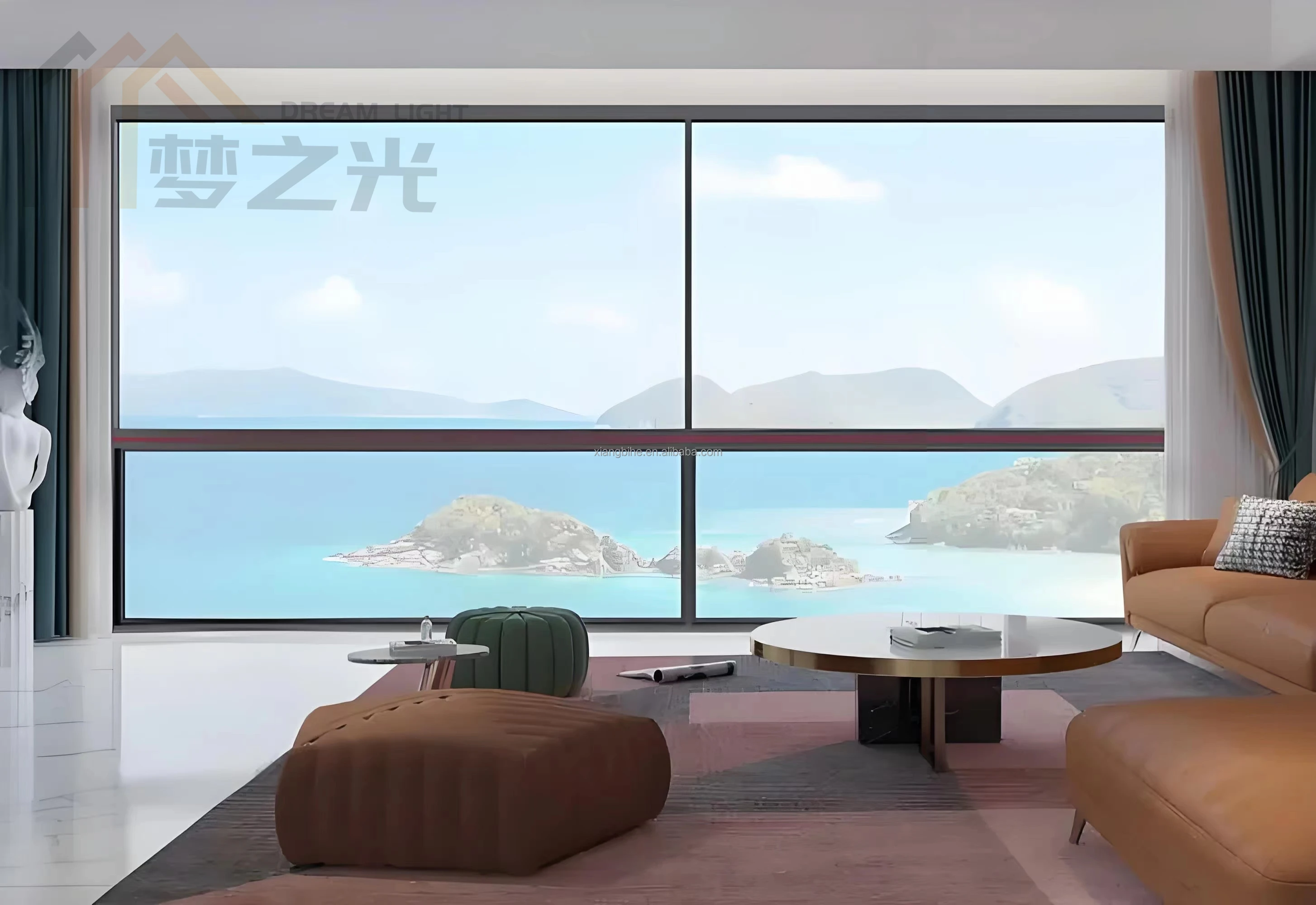 Intelligent voice control window slide casement window for house