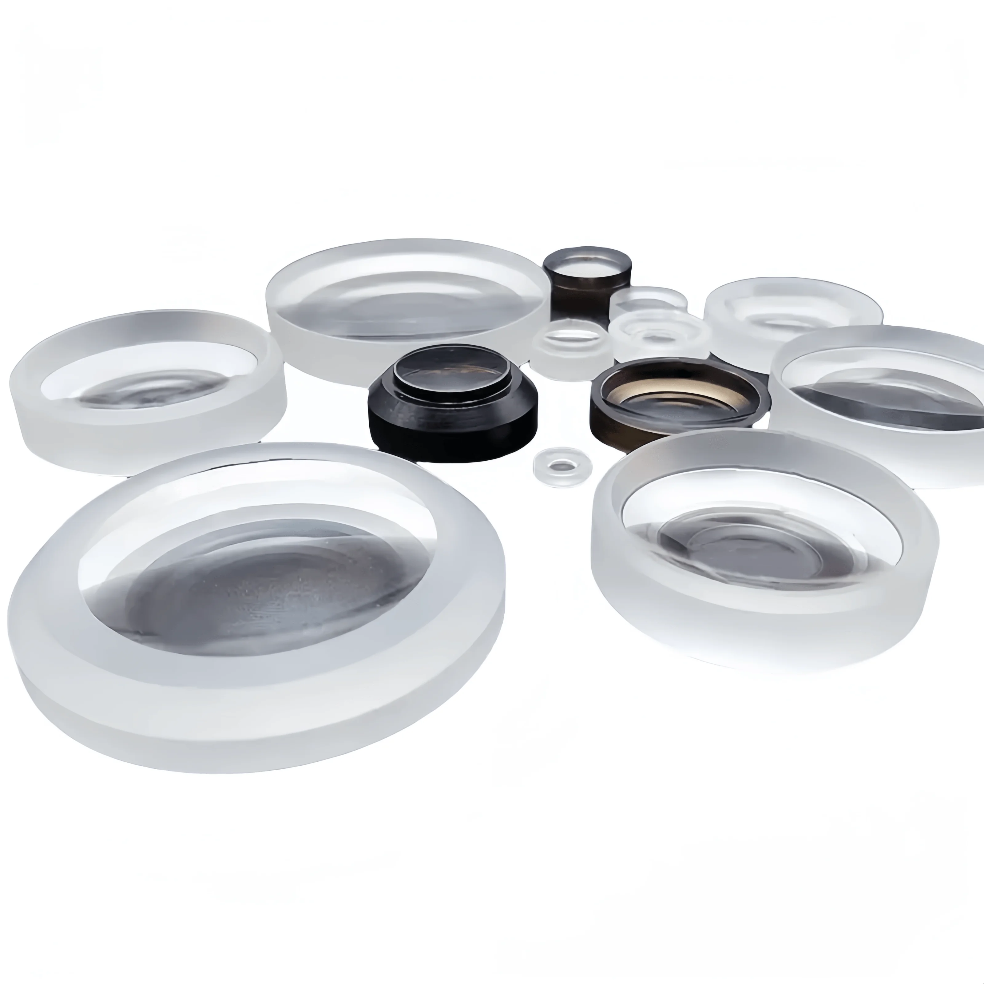 Factory Direct Sale Biconvex Biconcave Achromatic Optical Glass Lens Doublet 400-700nm/700-1100nm Custom