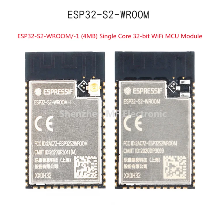 Original New WiFi Module Wireless ESP32-S2-WROOM ESP32-S2 Chip PCB and IPEX Antenna for IoT M2M and Smart Home