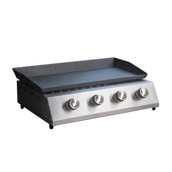 Outdoor gas barbecue plancha portable gas barbecue plancha
