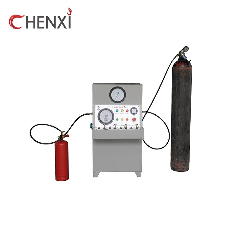 Автоматическая машина для розлива огнетушителя сухого порошка