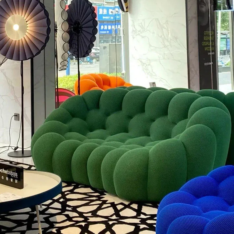 Home Furniture Modern Style Living Room Sofa Roche Bobois Bubble 3 Seater Sofa Lounge Leisure Sofa