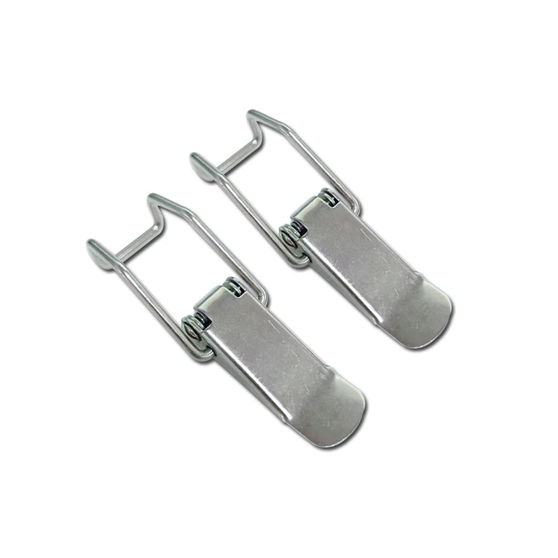 Industrial Machinery Spring Tool Box Stainless Steel Duck Beak Buckle 115B Iron Nickel Plating Equipment Case Lock Buckle