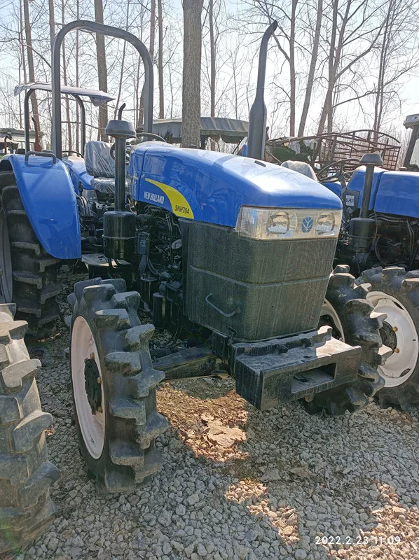 70hp tractor New holland diesel engine for cheap used agricultural tractor
