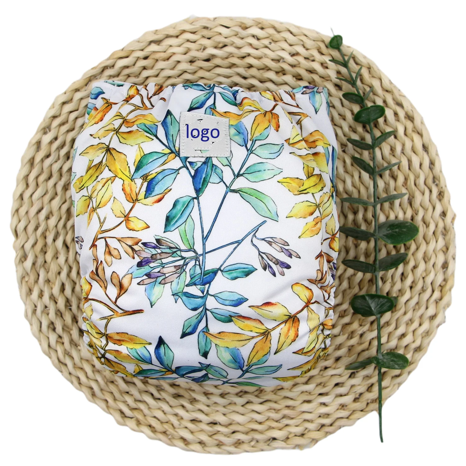 Custom Wholesale Baby Reusable Nappies Bamboo Charcoal Washable Cloth Diapers