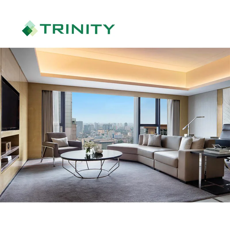 TRINITY Custom 5 star dubai used hotel bed room furniture with luxury classic design