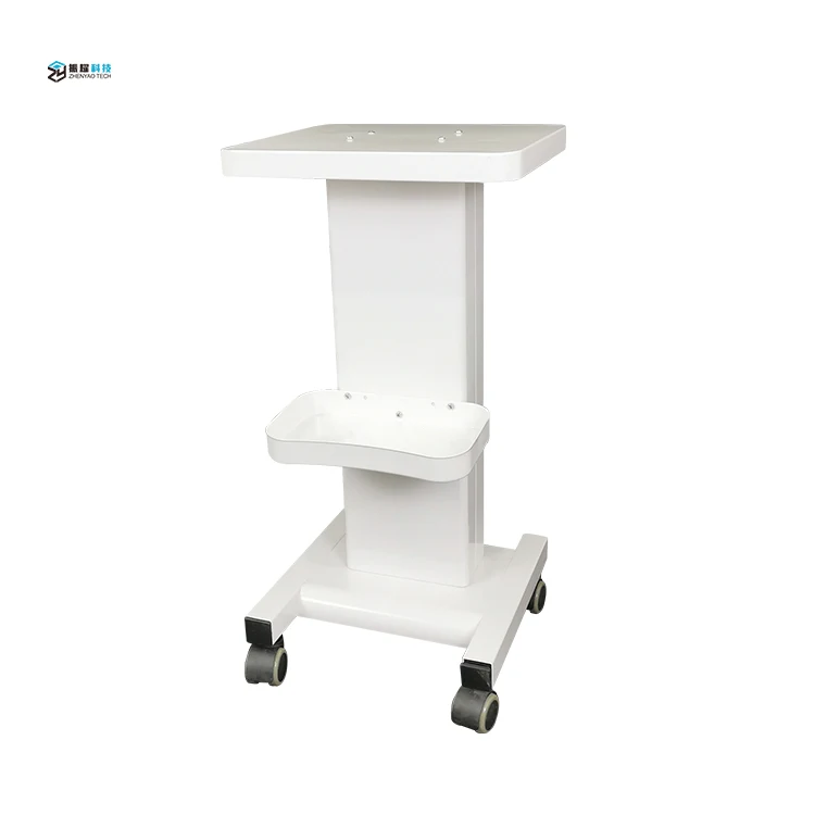 High Quality Beauty Salon Trolleys With Two Levels Of Storage Racks