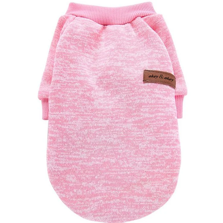 OKEY OKEY Custom Pet Dog Clothes Dog Sweater Soft Thickening Warm Pup Shirt Winter Puppy Sweater