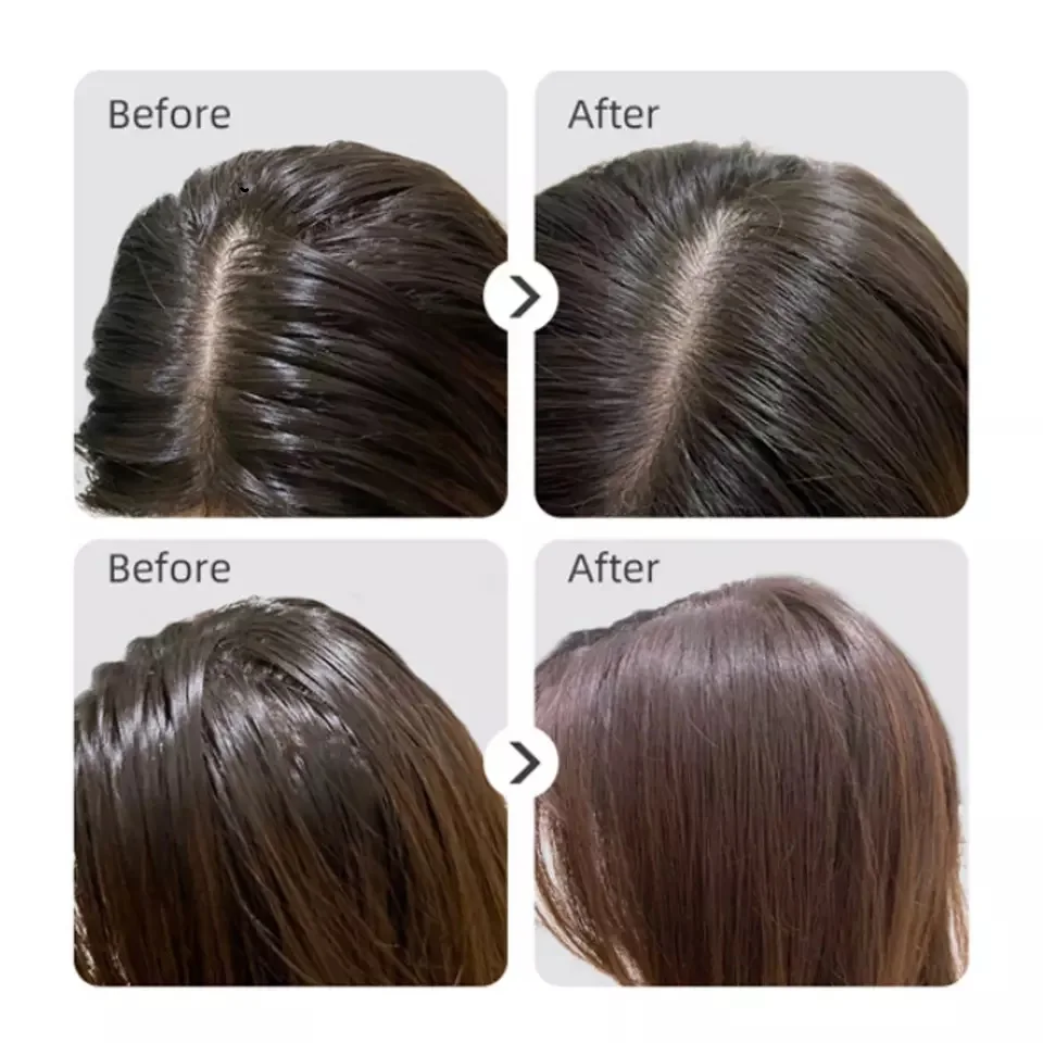 Private label Anti Hair Loss Shampoo For Black Hair OEM Natural Herbal With Liquid Keratin Hair Care Set Product