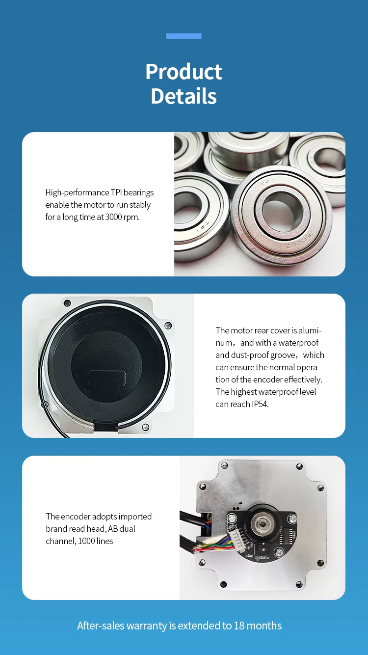 nema34 closed loop stepper motor nema 34 86HSE8N-BC38 and driver HSS86 for cnc router machine