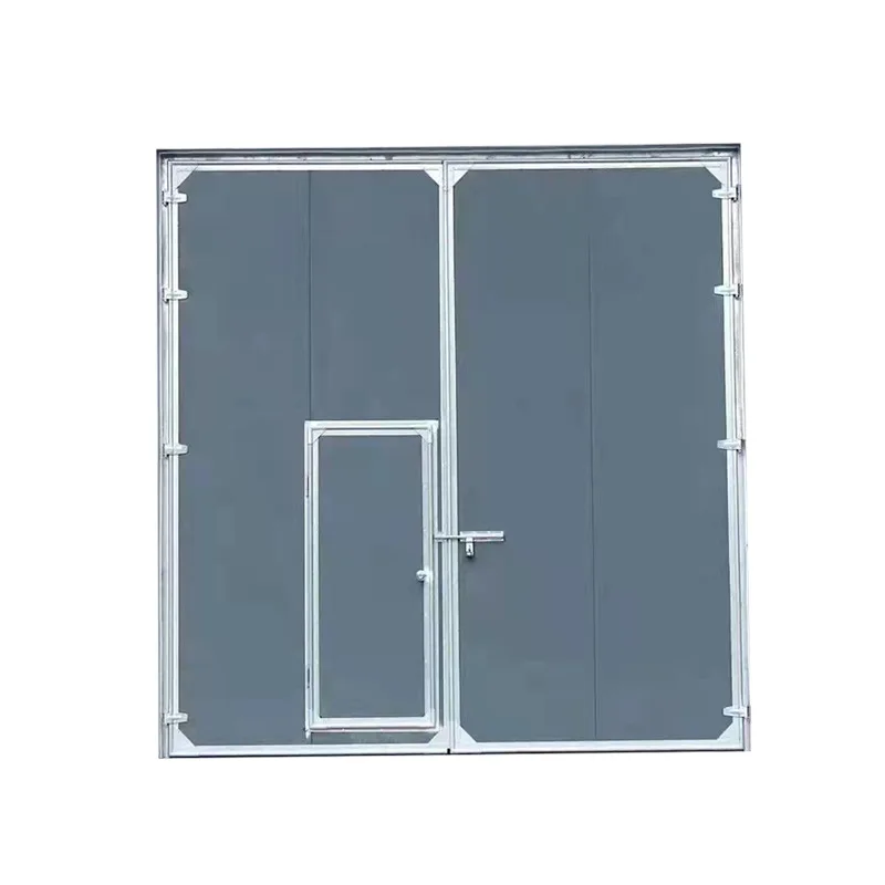 Modern Minimalist Design French Pvc Exterior Double Glass Door Vinyl Casement Doors