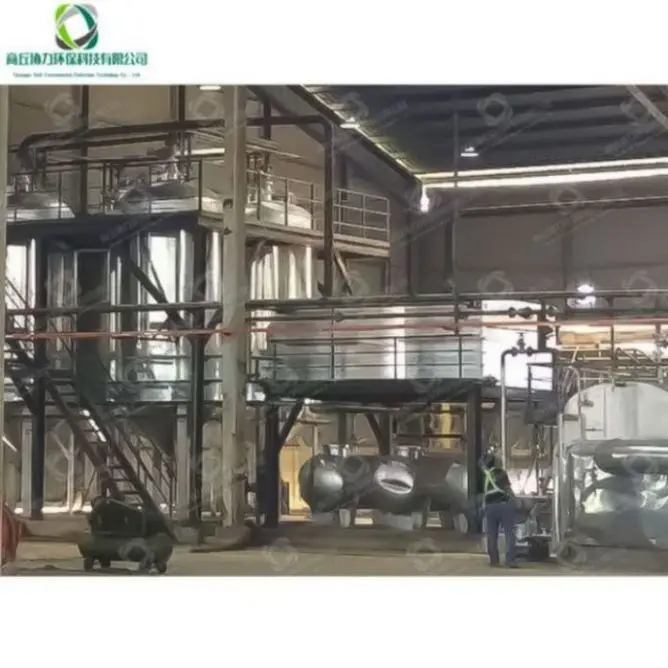 Black Motor Oil Recycling Used Engine Oil Decoloring And Deodorizing