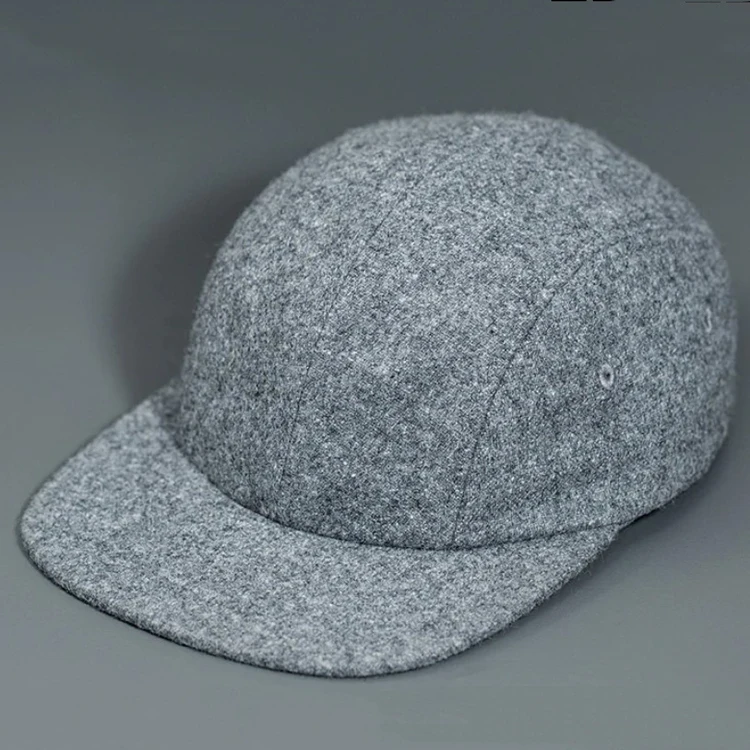 Cheap Custom Waterproof Dad Nylon Caps Camp Flat Brim 4 or 5 Panel Custom Nylon Hats