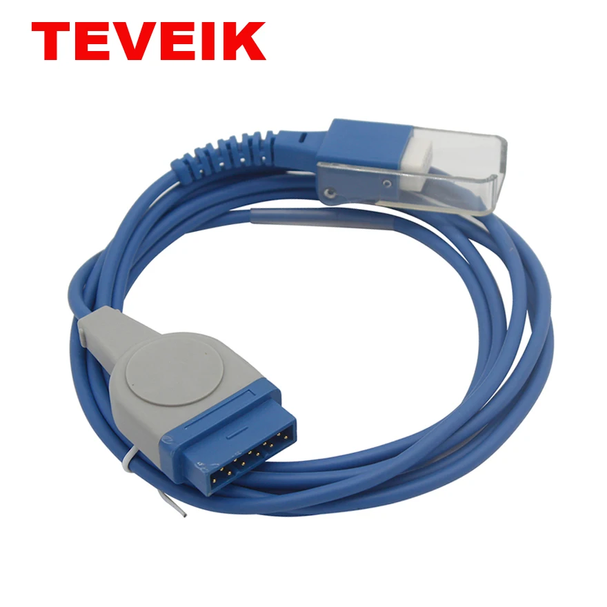 Wholesale Spo2 Adapter Cable Custom SpO2 Extension Adapter Cable 11pin to DB9 female Compatible With Monitor Spo2 Cable