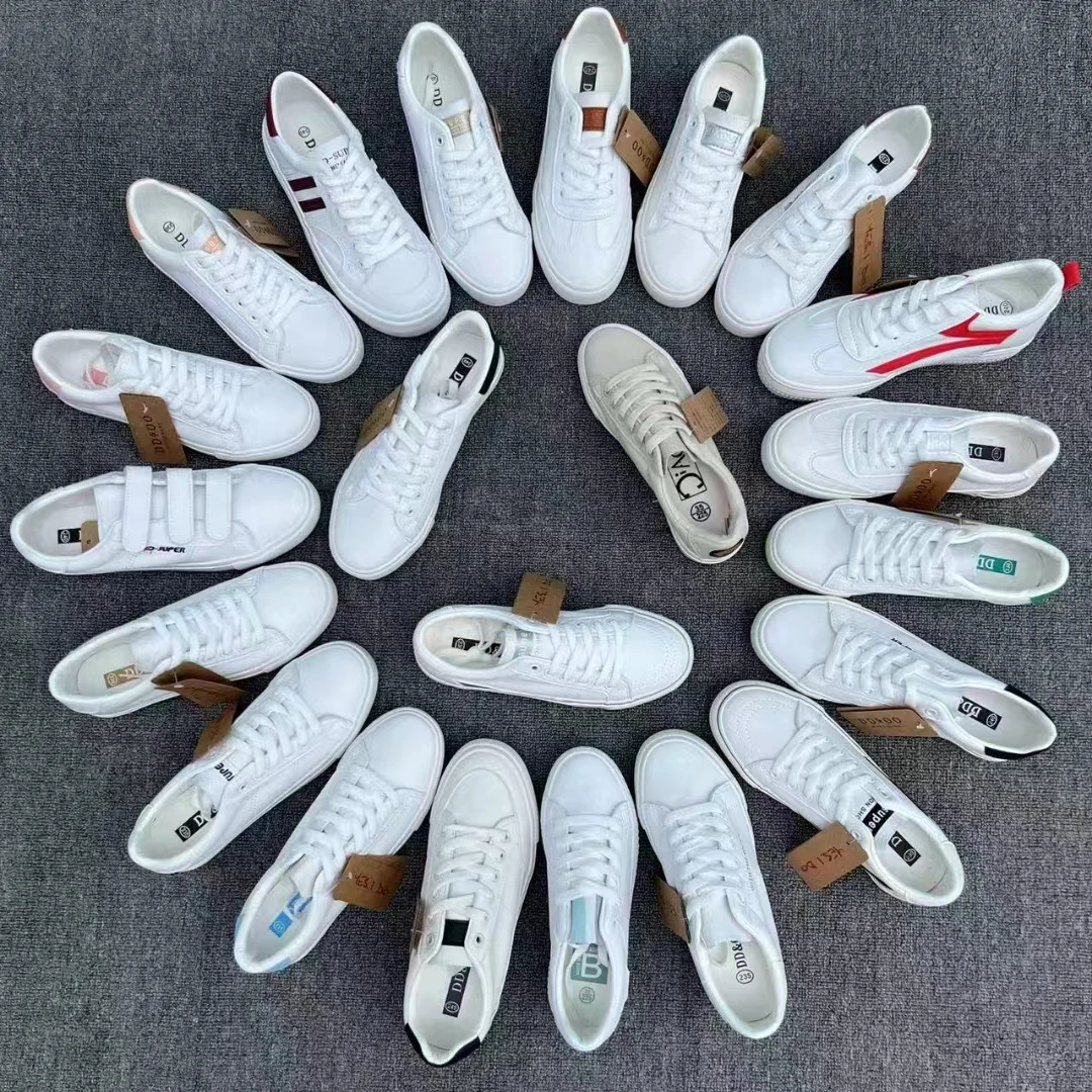 Factory Wholesale Cheap Non-Slip Lace Up Sneaker Rubber Shoes For Women Shoes Stock