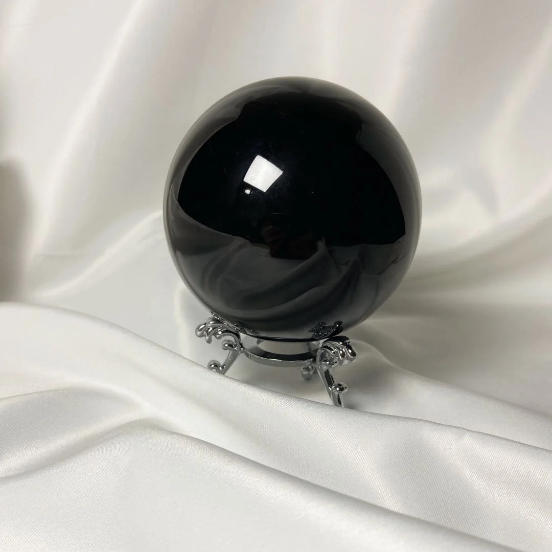 
Оптовая продажа, коллекция медитаций, редкие натуральные обсидиановые шарики, натуральный обсидиановый хрустальный шар, подарки 