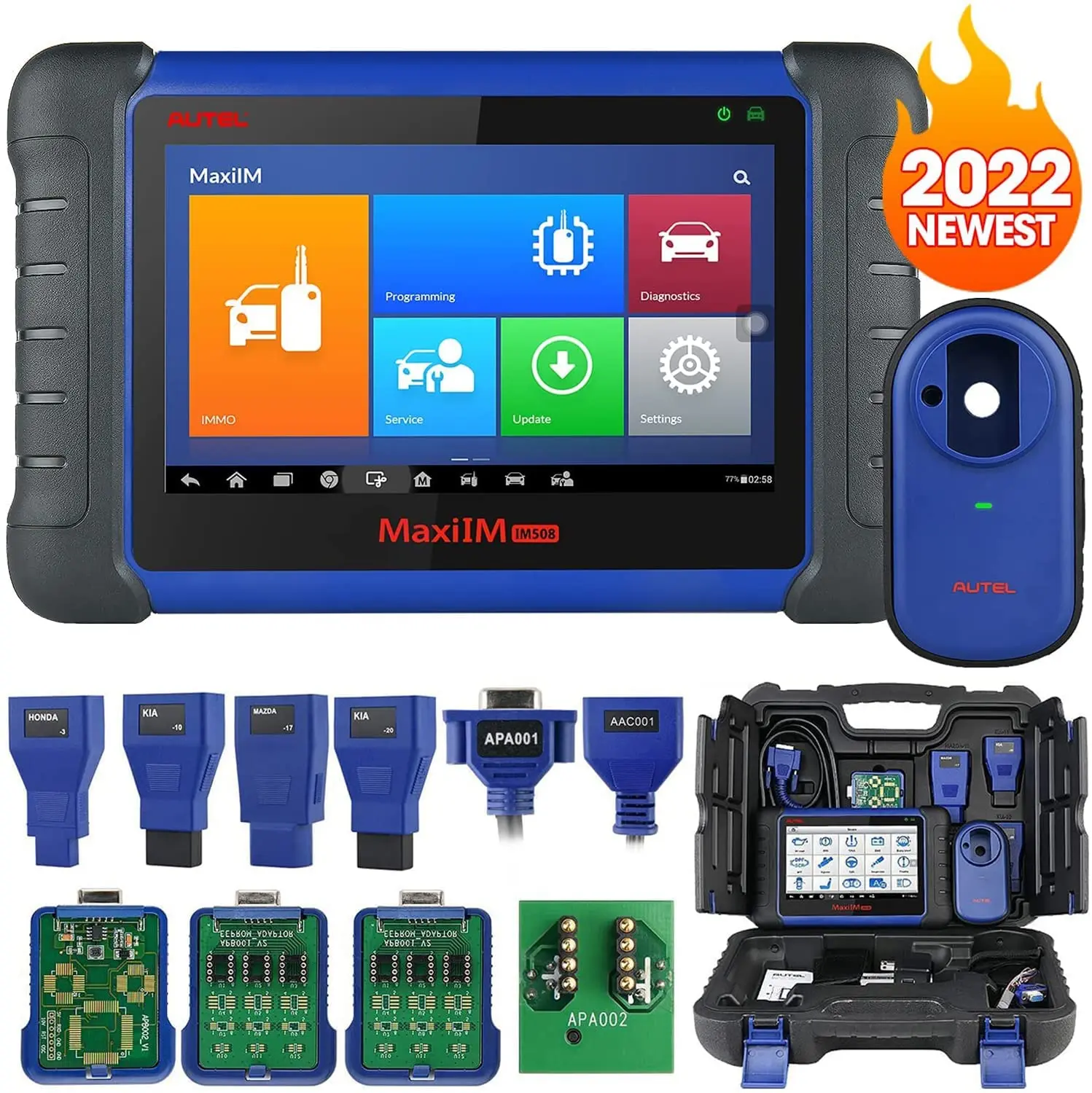 Программатор автомобильных ключей autel maxim im508 im 2022 obd2 IMMO устройство для программирования программирующее сканер инструмент автомобилей 508